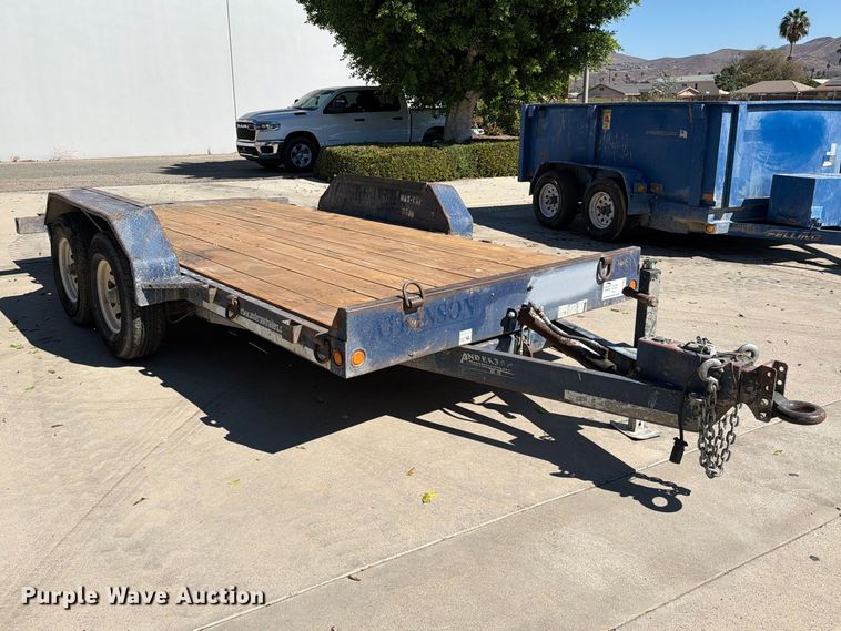 image for item FI2069 2012 Anderson tilt deck equipment trailer