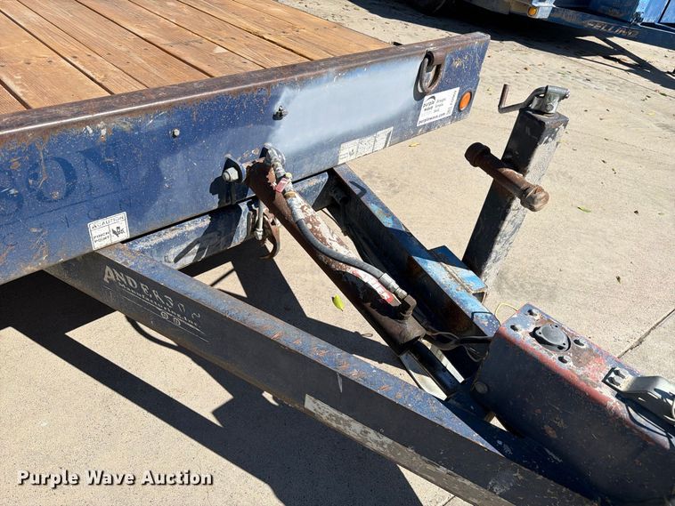 image for item FI2069 2012 Anderson tilt deck equipment trailer