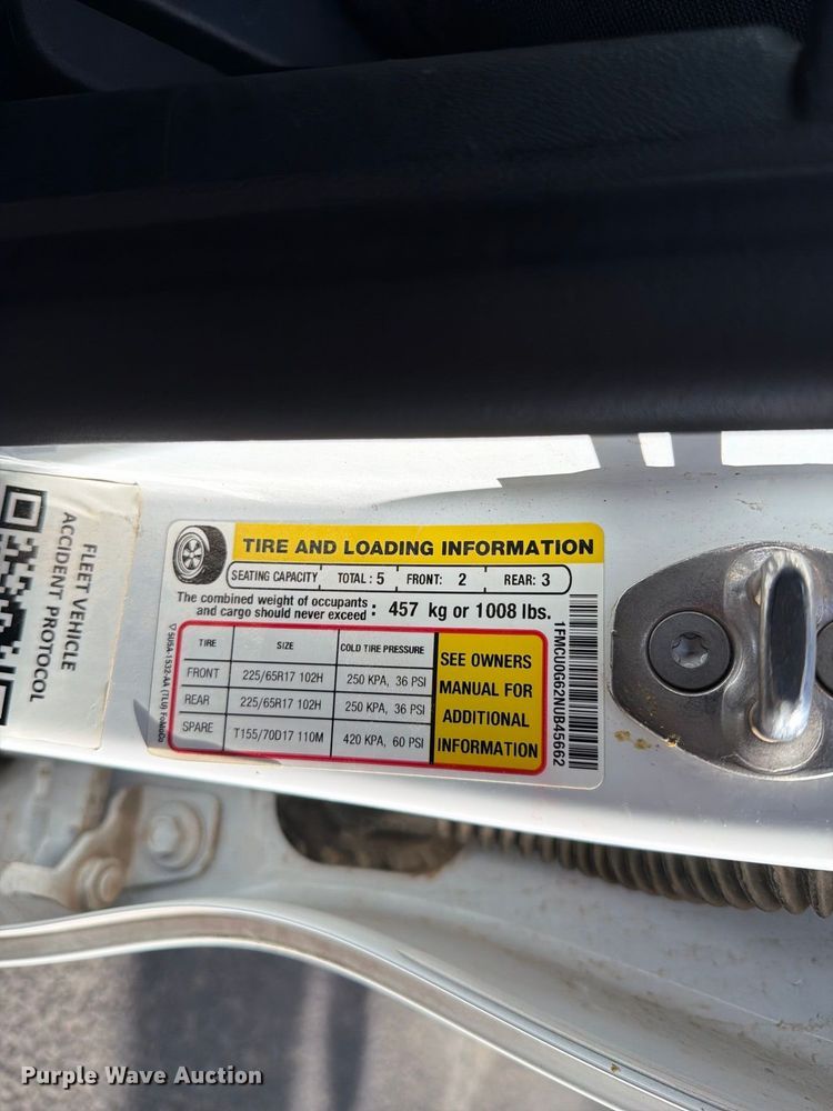 image for item FI2074 2022 Ford Escape SE SUV