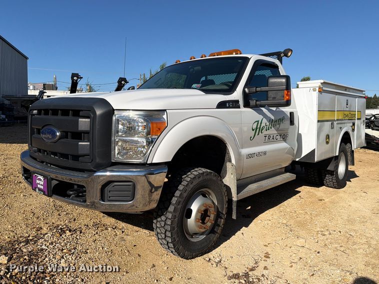 image for item FJ2031 2015 Ford F350 Super Duty utility bed pickup truck