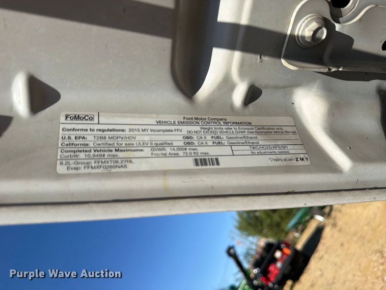 image for item FJ2031 2015 Ford F350 Super Duty utility bed pickup truck