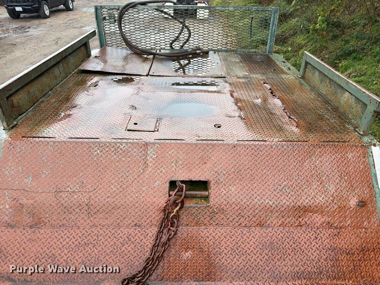 image for item FJ2049 1993 Wilson 4470 FT Muv-all drop deck hydraulic tail equipment trailer