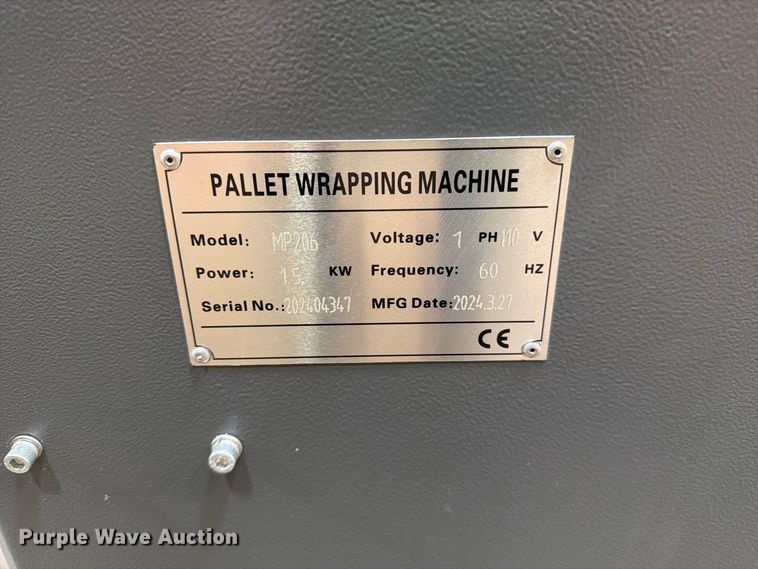 image for item FJ2057 2024 MP206 pallet wrapping machine