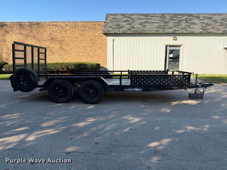 image for item FJ2066 2022 Sure-Trac ST8216TATTV-B-070 utility trailer
