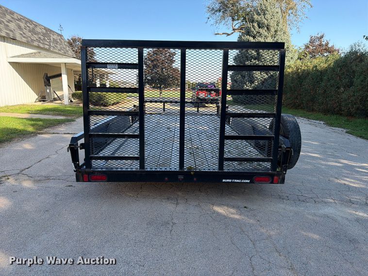 image for item FJ2066 2022 Sure-Trac ST8216TATTV-B-070 utility trailer