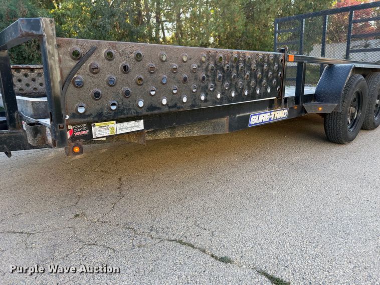 image for item FJ2066 2022 Sure-Trac ST8216TATTV-B-070 utility trailer