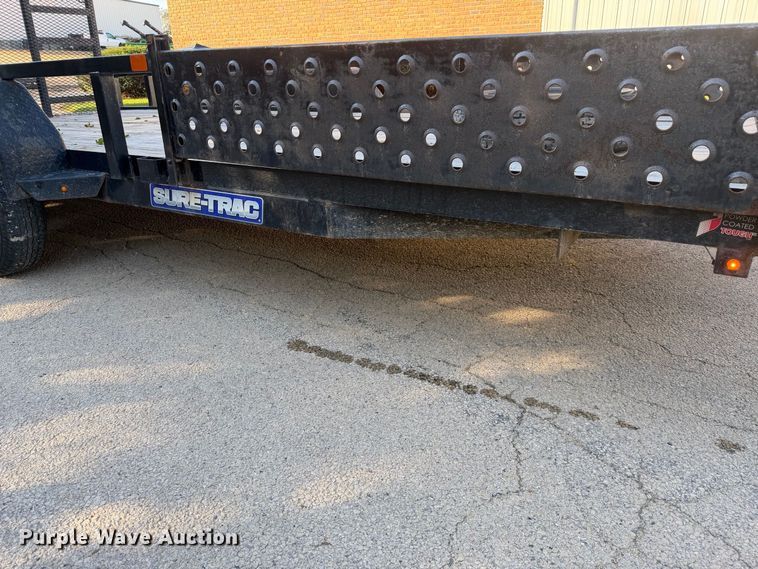 image for item FJ2066 2022 Sure-Trac ST8216TATTV-B-070 utility trailer