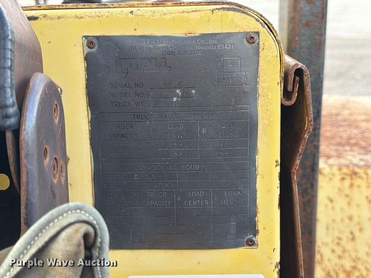 image for item FK3863 Liftall MT80 forklift
