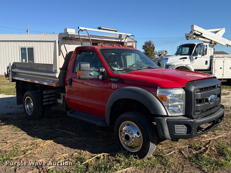 image for item FK4200 2011 Ford F450 dump truck