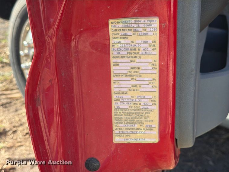 image for item FK4200 2011 Ford F450 dump truck