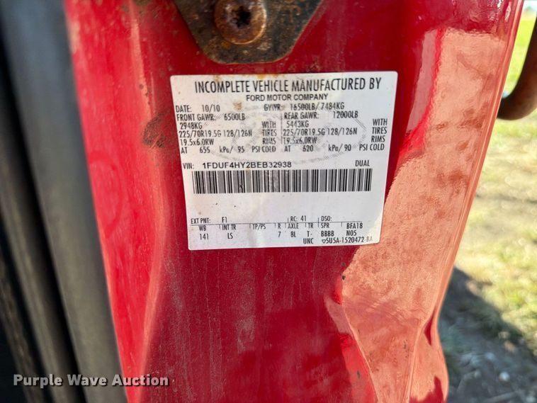 image for item FK4200 2011 Ford F450 dump truck