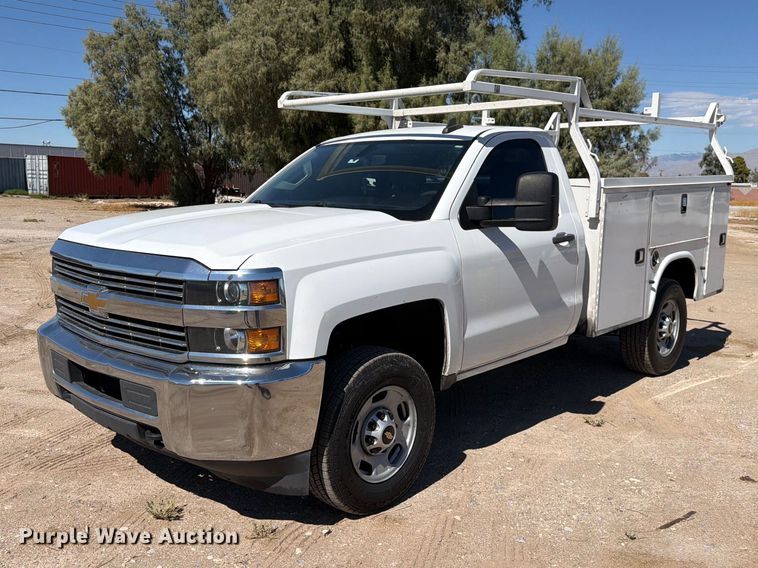 image for item FK4673 2017 Chevrolet Silverado 2500HD utility bed pickup truck