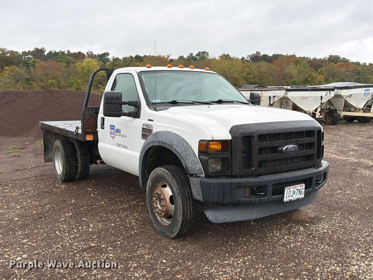 image for item FM6546 2008 Ford F550 Super Duty XL flatbed truck