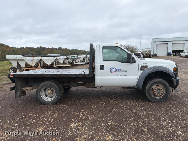 image for item FM6546 2008 Ford F550 Super Duty XL flatbed truck