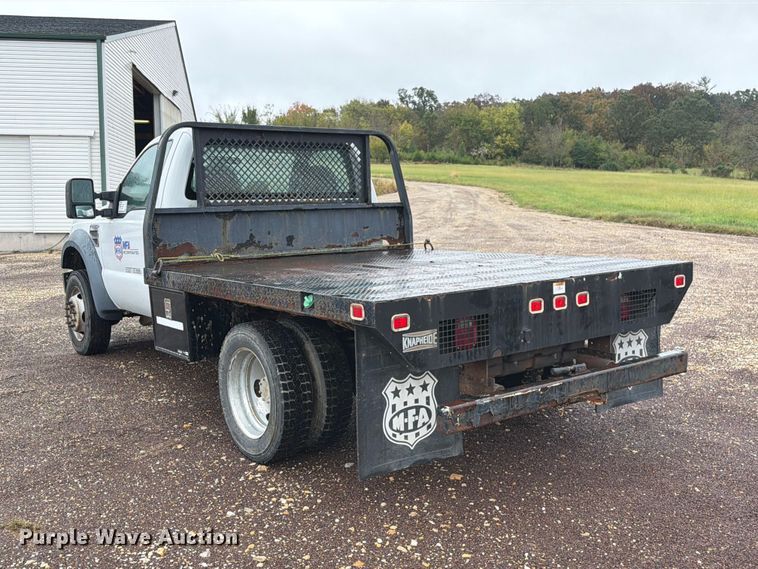 image for item FM6546 2008 Ford F550 Super Duty XL flatbed truck