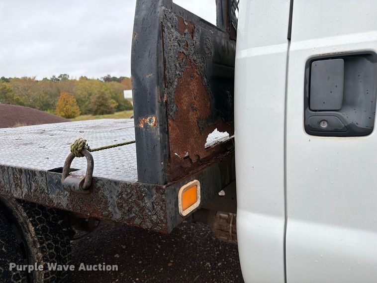 image for item FM6546 2008 Ford F550 Super Duty XL flatbed truck
