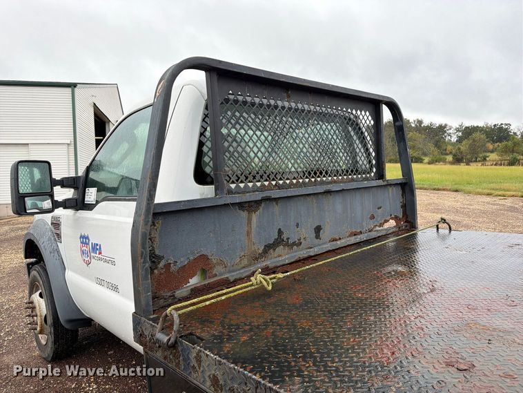 image for item FM6546 2008 Ford F550 Super Duty XL flatbed truck