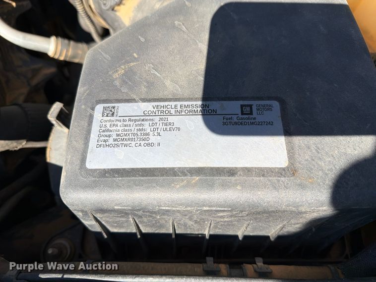 image for item FM6574 2021 GMC Sierra 1500 Crew Cab pickup truck