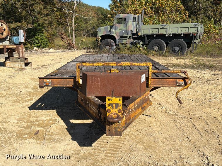 image for item FM6601 1990 CZ Engineering CZ24KT equipment trailer