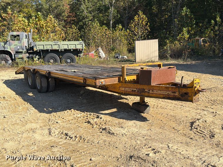 image for item FM6601 1990 CZ Engineering CZ24KT equipment trailer