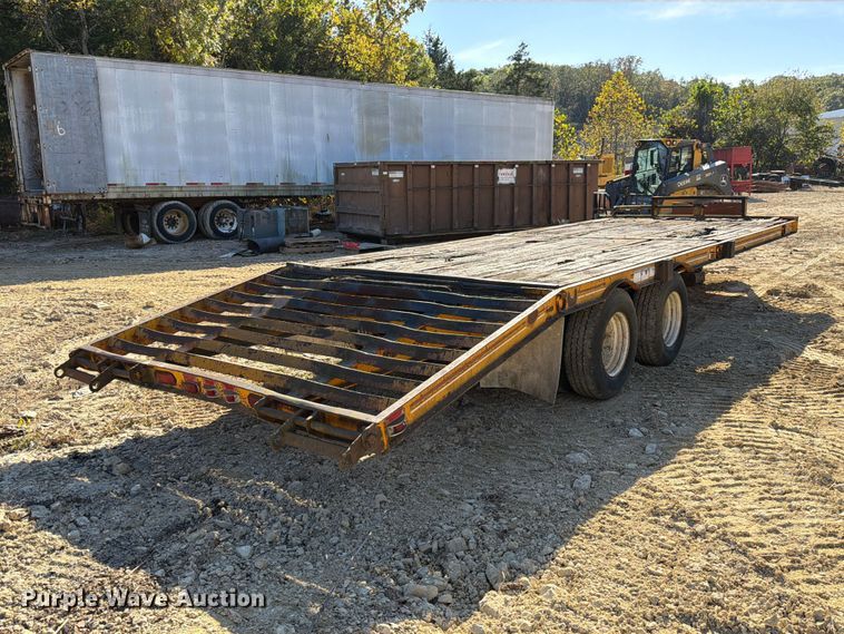 image for item FM6601 1990 CZ Engineering CZ24KT equipment trailer