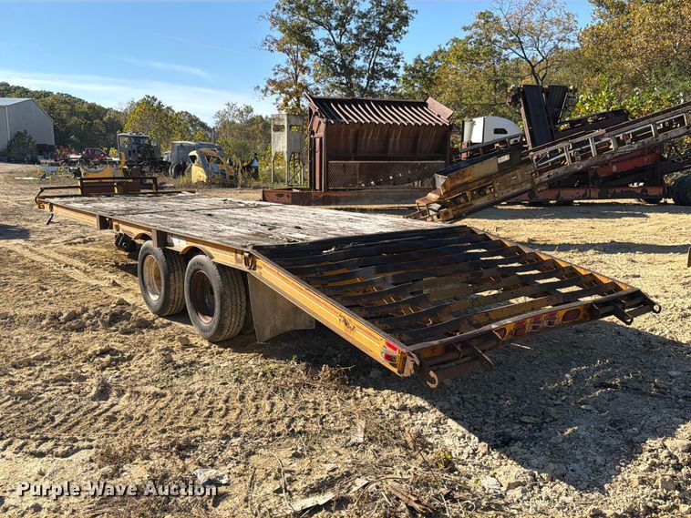 image for item FM6601 1990 CZ Engineering CZ24KT equipment trailer