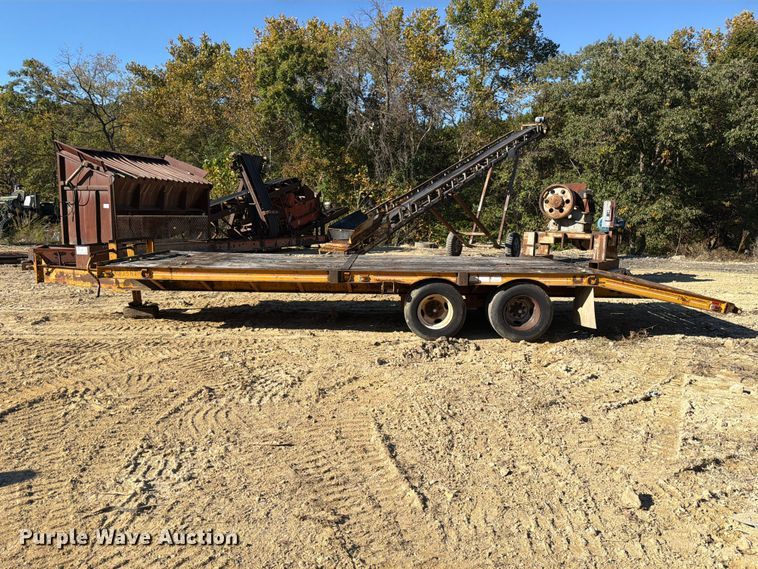 image for item FM6601 1990 CZ Engineering CZ24KT equipment trailer