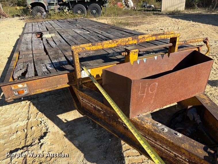 image for item FM6601 1990 CZ Engineering CZ24KT equipment trailer