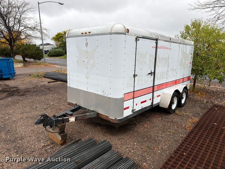 image for item FM7724 1998 Cascade Custom Manufacturing Inc. enclosed cargo trailer