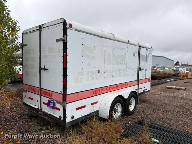 image for item FM7724 1998 Cascade Custom Manufacturing Inc. enclosed cargo trailer