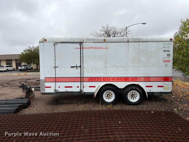 image for item FM7724 1998 Cascade Custom Manufacturing Inc. enclosed cargo trailer