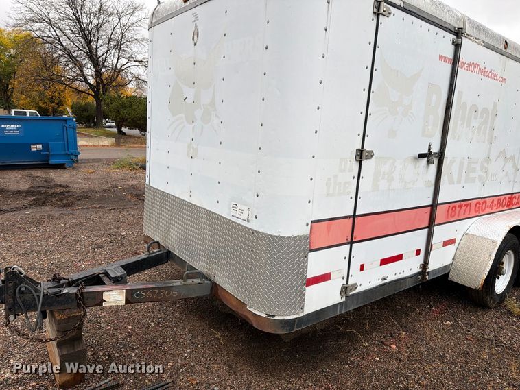 image for item FM7724 1998 Cascade Custom Manufacturing Inc. enclosed cargo trailer