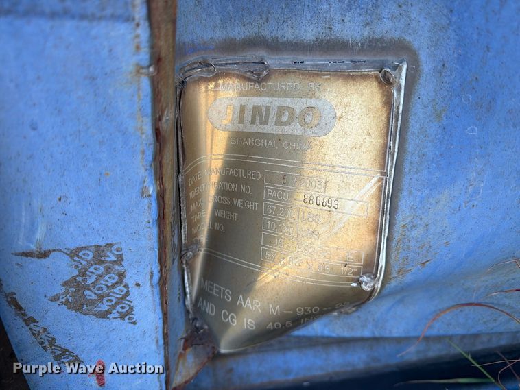 image for item FM8017 2003 Jindo is-D92GP-E shipping container
