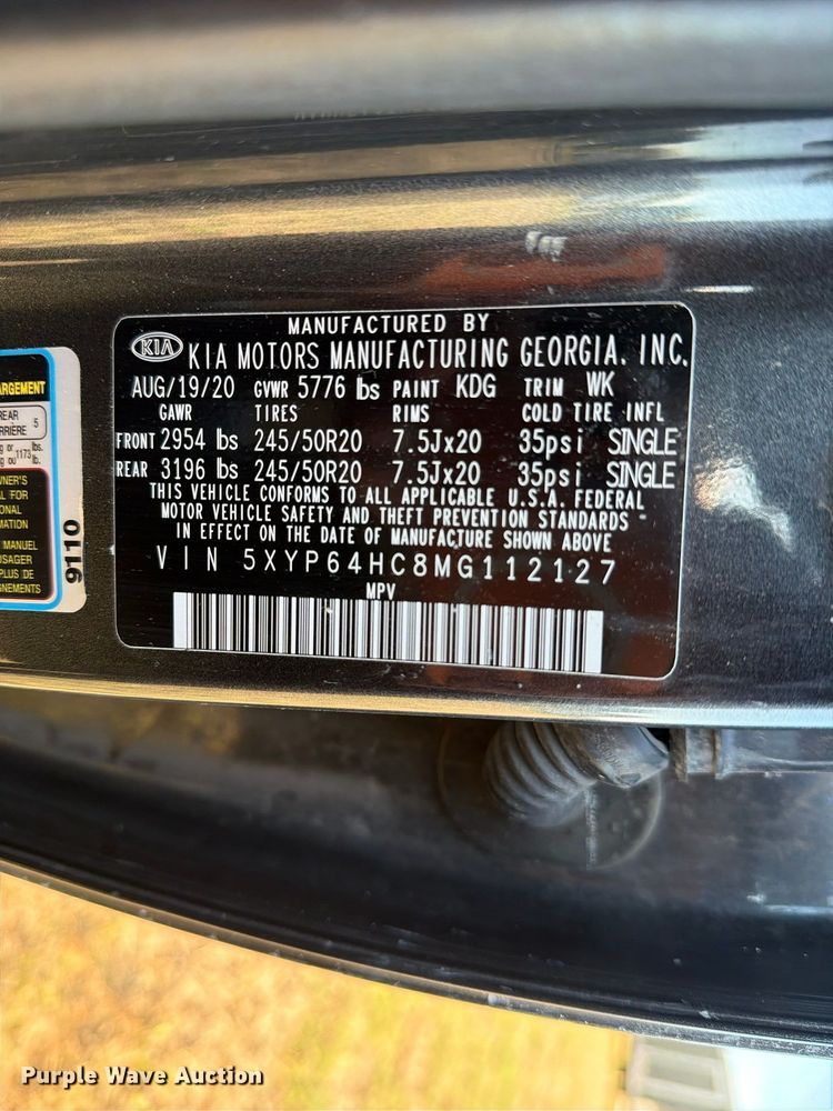 image for item FM8022 2021 KIA Telluride SUV