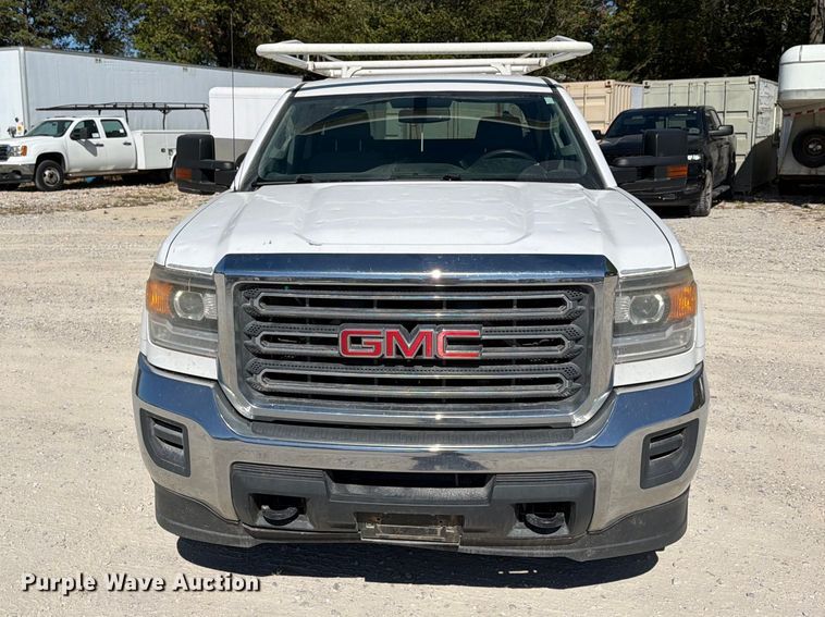 image for item FN2648 2016 GMC Sierra 2500HD Crew Cab utility bed pickup truck