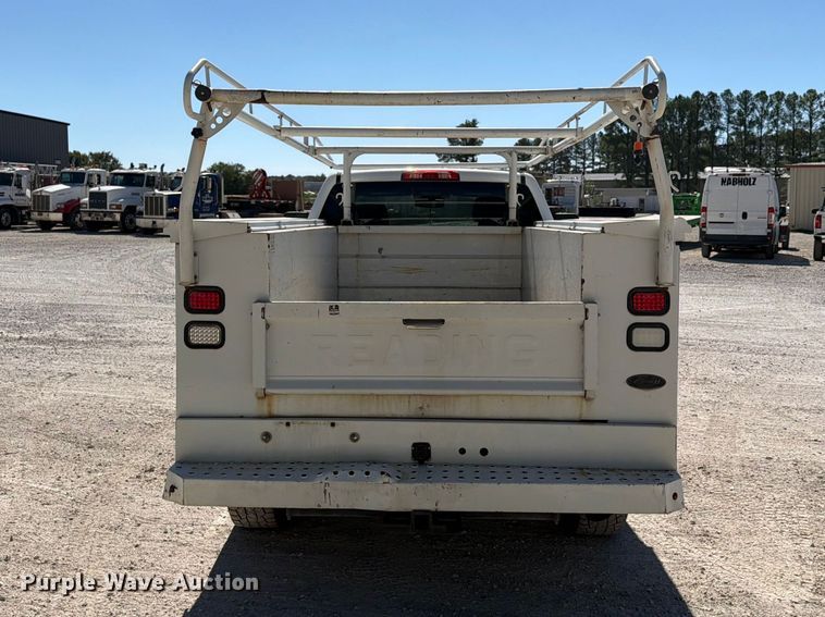 image for item FN2648 2016 GMC Sierra 2500HD Crew Cab utility bed pickup truck