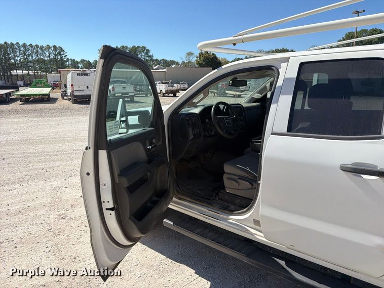 image for item FN2648 2016 GMC Sierra 2500HD Crew Cab utility bed pickup truck