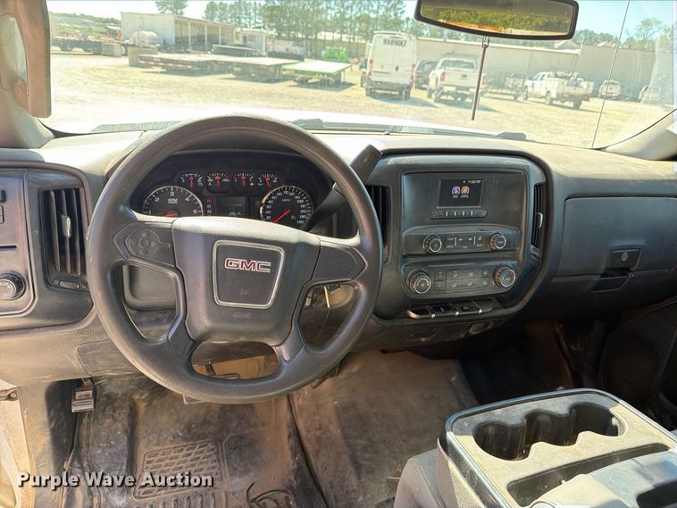 image for item FN2648 2016 GMC Sierra 2500HD Crew Cab utility bed pickup truck