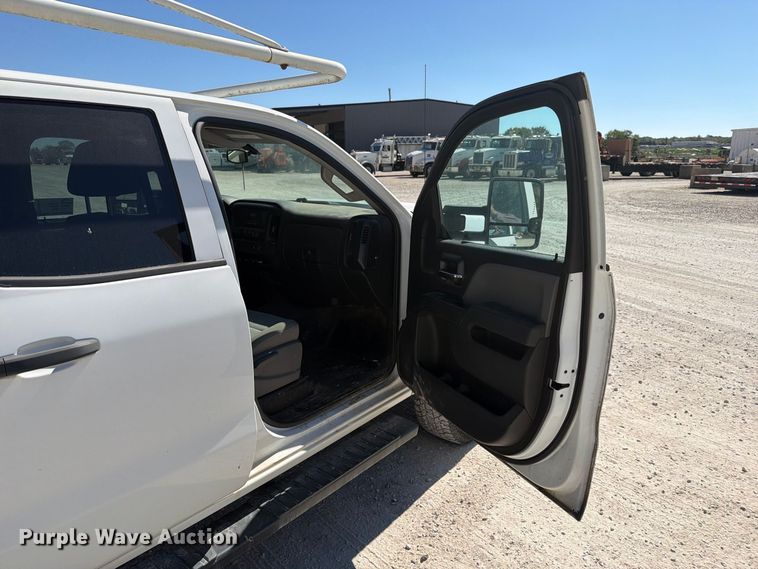 image for item FN2648 2016 GMC Sierra 2500HD Crew Cab utility bed pickup truck