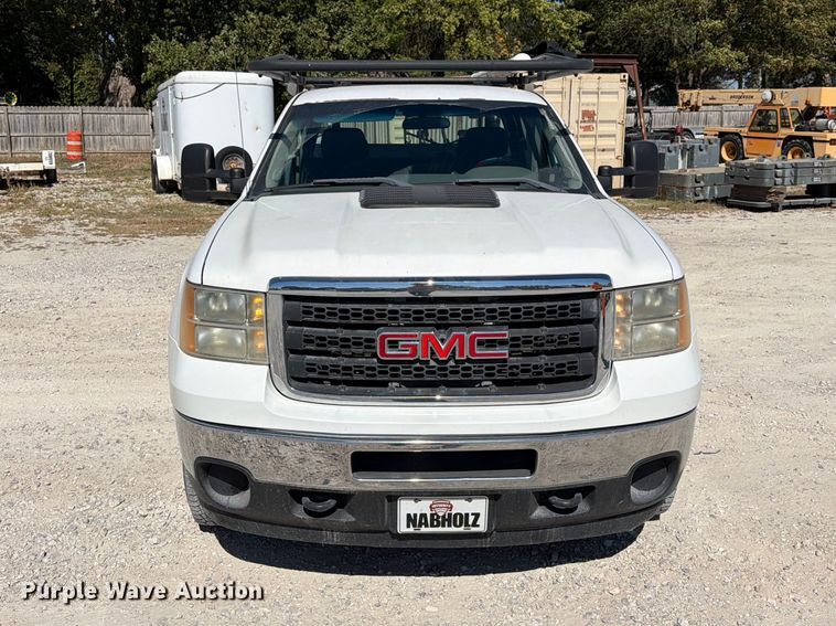 image for item FN2649 2012 GMC Sierra 2500HD Ext. Cab utility bed pickup truck