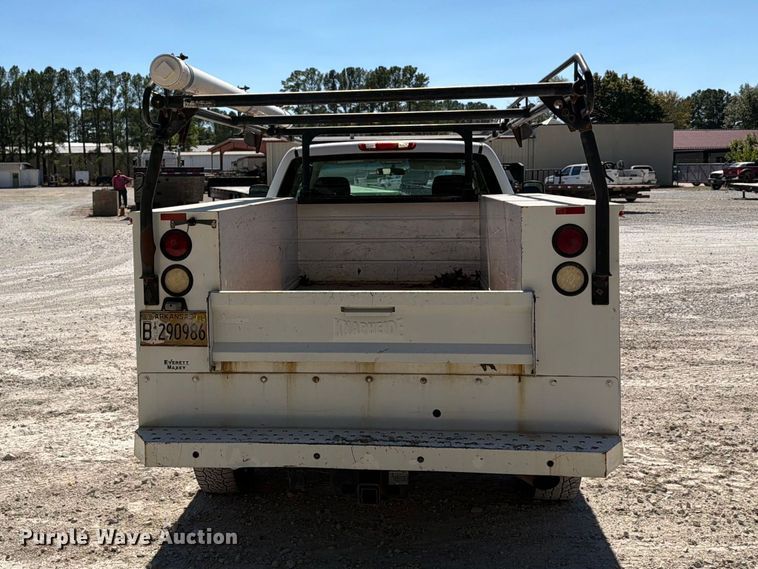 image for item FN2649 2012 GMC Sierra 2500HD Ext. Cab utility bed pickup truck