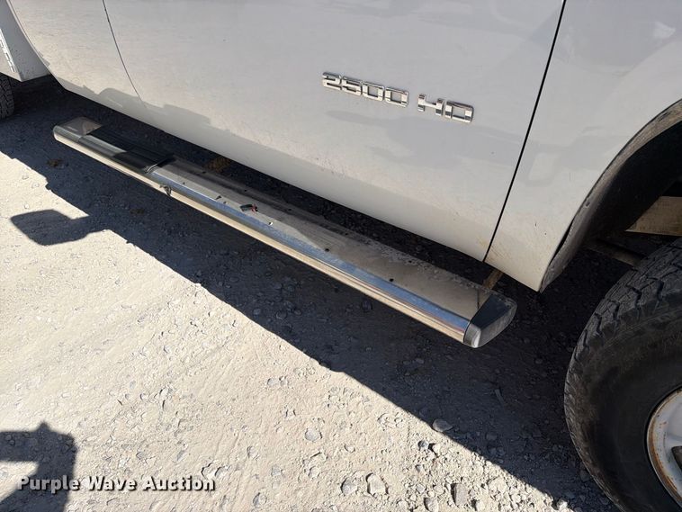 image for item FN2649 2012 GMC Sierra 2500HD Ext. Cab utility bed pickup truck