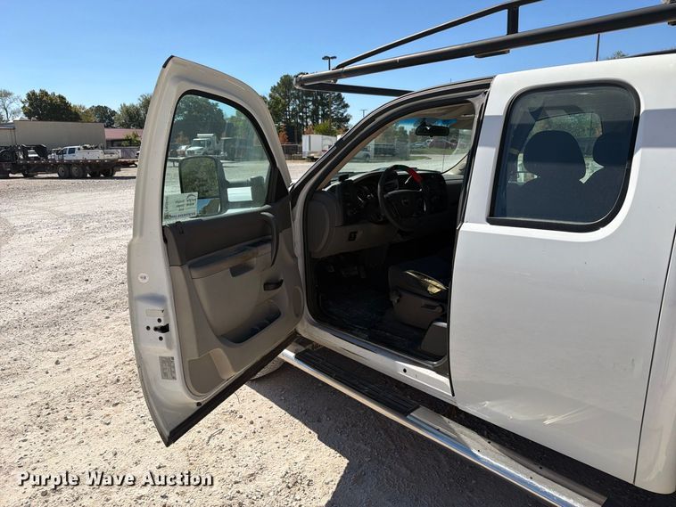 image for item FN2649 2012 GMC Sierra 2500HD Ext. Cab utility bed pickup truck