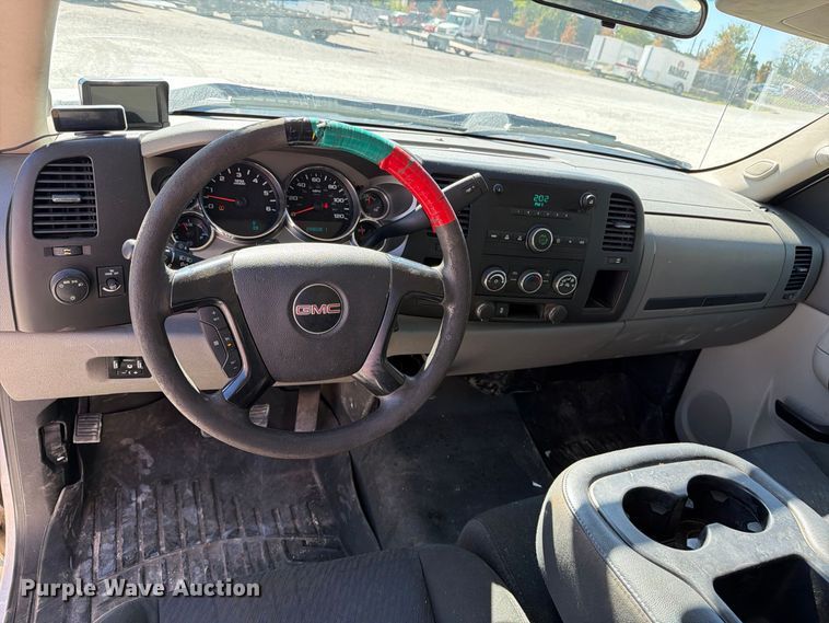 image for item FN2649 2012 GMC Sierra 2500HD Ext. Cab utility bed pickup truck