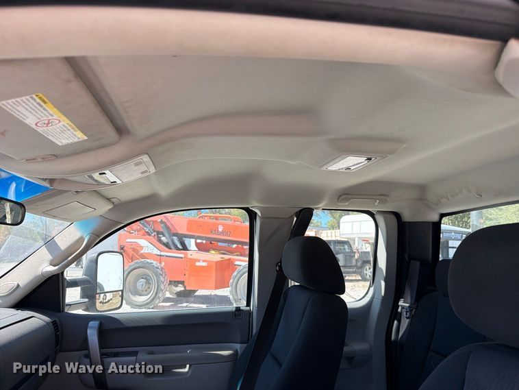 image for item FN2649 2012 GMC Sierra 2500HD Ext. Cab utility bed pickup truck
