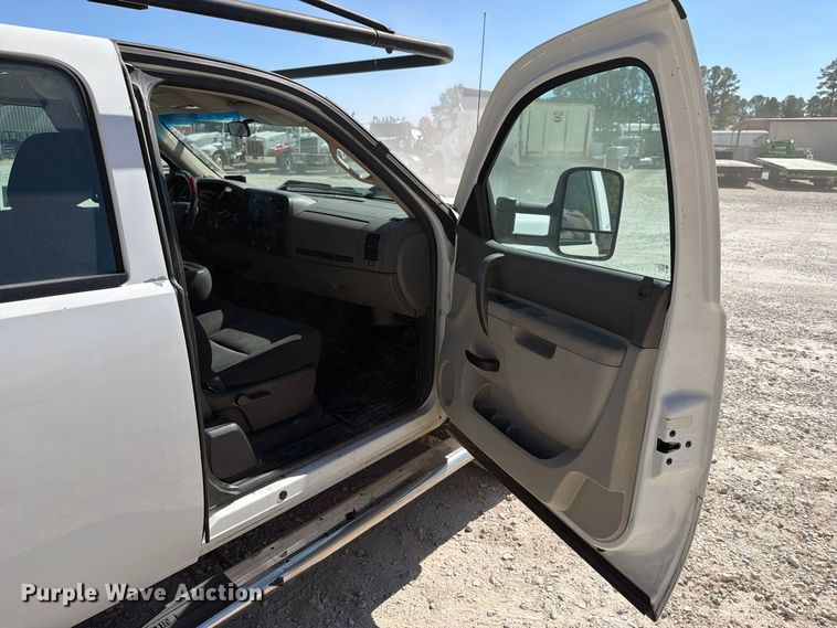 image for item FN2649 2012 GMC Sierra 2500HD Ext. Cab utility bed pickup truck
