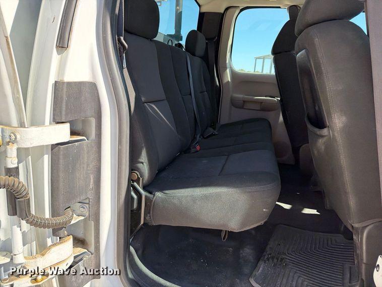 image for item FN2649 2012 GMC Sierra 2500HD Ext. Cab utility bed pickup truck