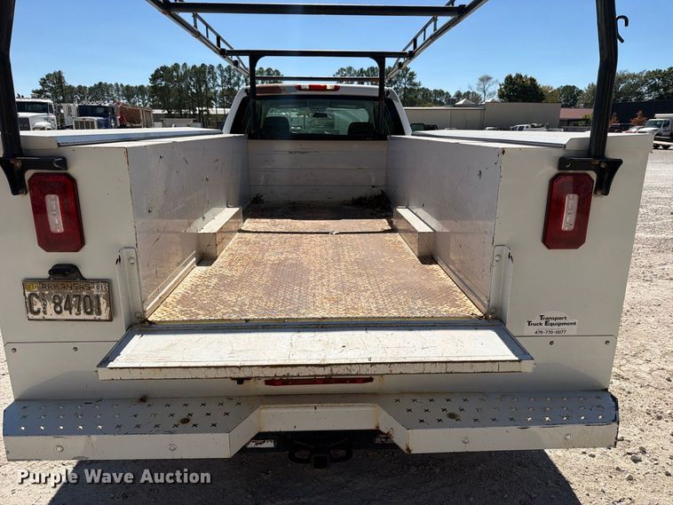 image for item FN2650 2013 GMC Sierra 3500HD Crew Cab utility bed pickup truck