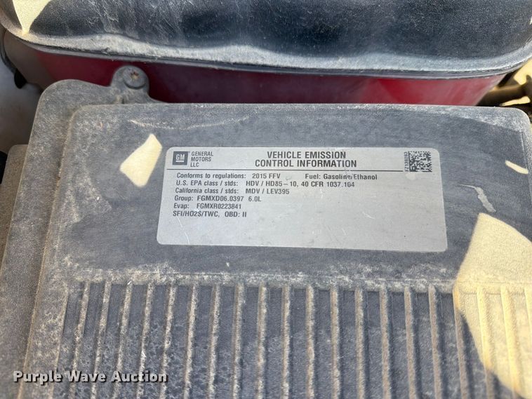 image for item FN2651 2015 Chevrolet Silverado 2500HD Crew Cab pickup truck