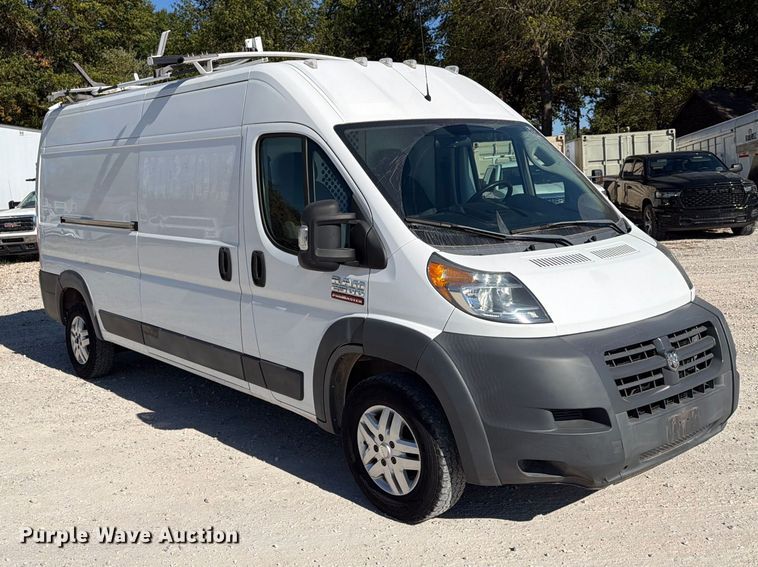 image for item FN2652 2018 RAM Promaster 2500 delivery van